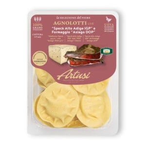 Agnolotto con Speck Alto Adige IGP e Formaggio Asiago DOP
