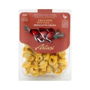 Artusini sottili con prosciutto crudo